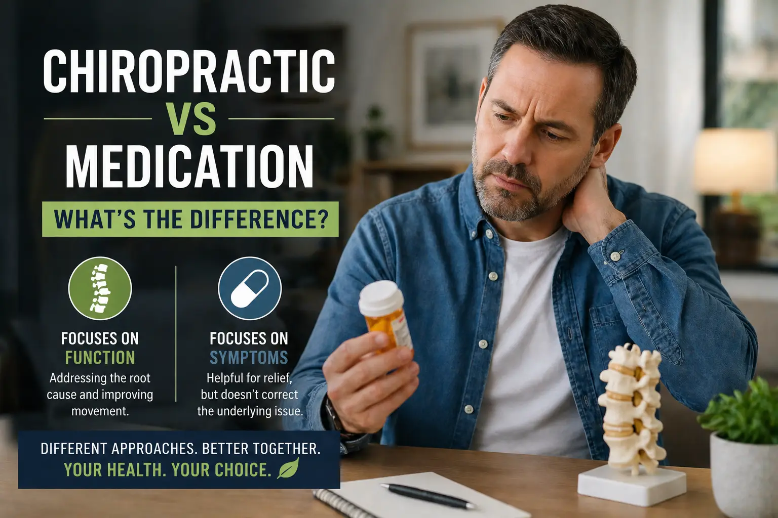 chiropractic vs medication